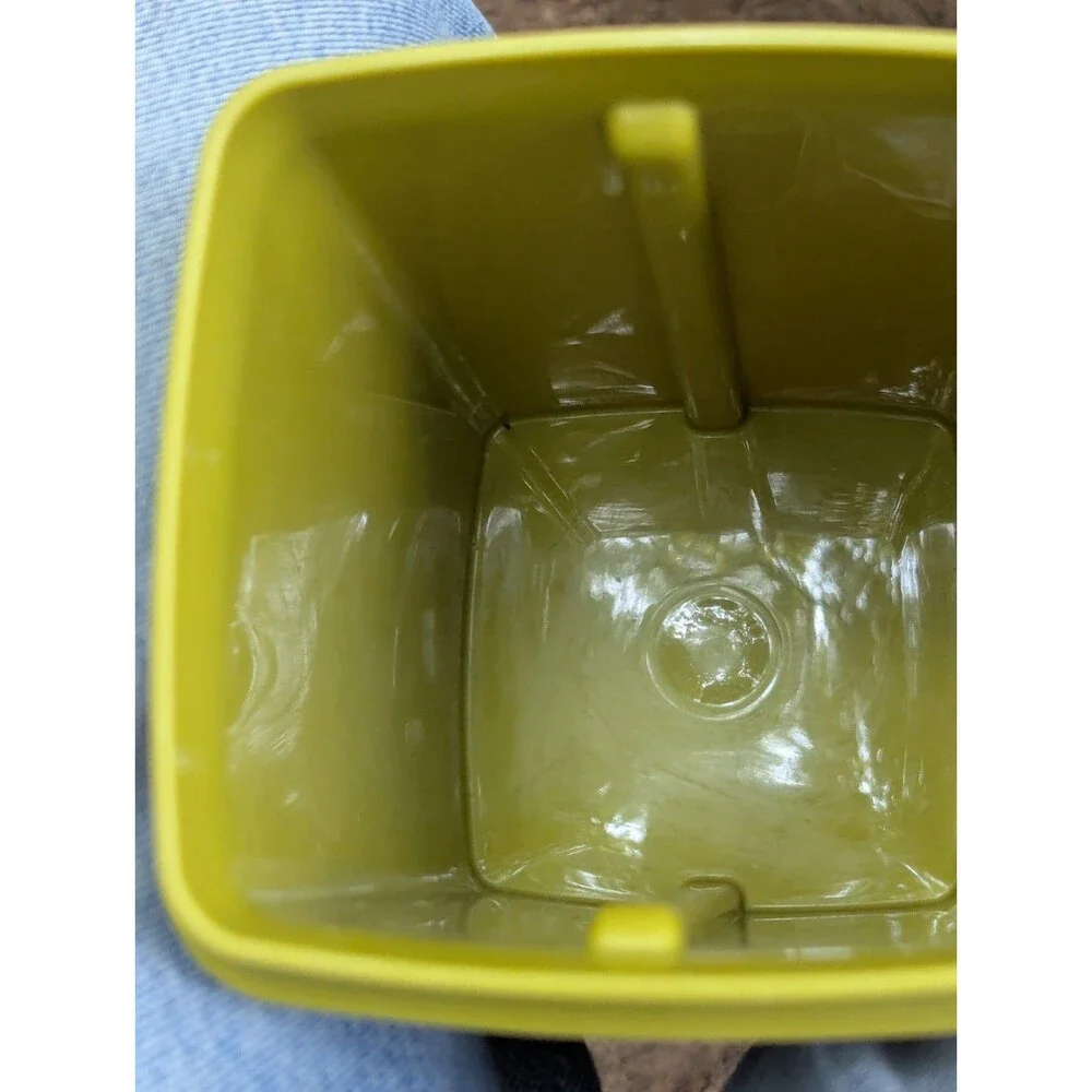 Vintage Tupperware Pick-A-Deli Pickle Keeper Avocado Green 1330 Complete 3pc